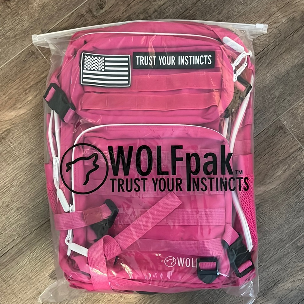 Wolfpak 35L Backpack Pink Goddess with Cup Holders